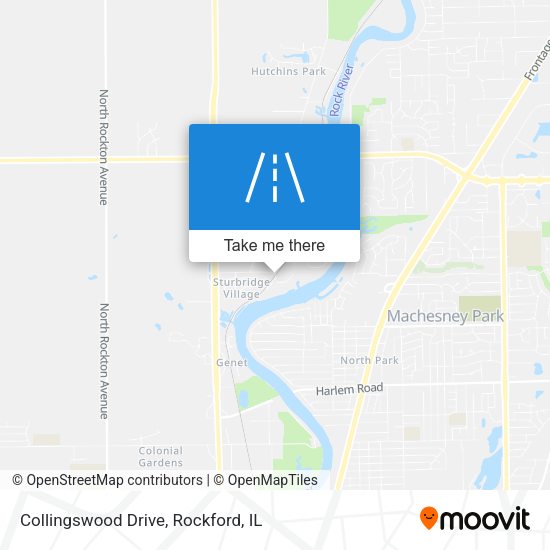 Collingswood Drive map