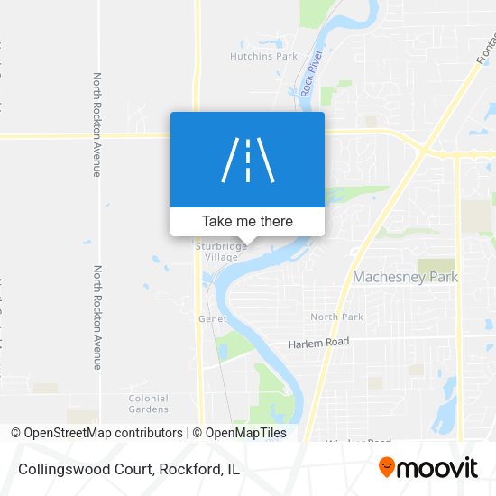 Collingswood Court map