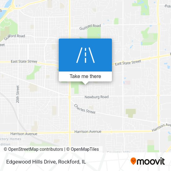 Edgewood Hills Drive map