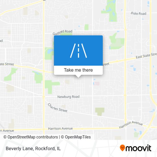 Beverly Lane map