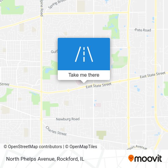 Mapa de North Phelps Avenue