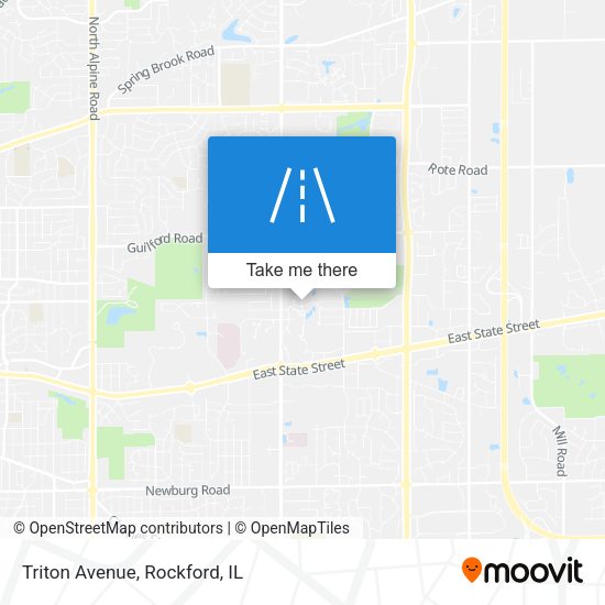 Triton Avenue map