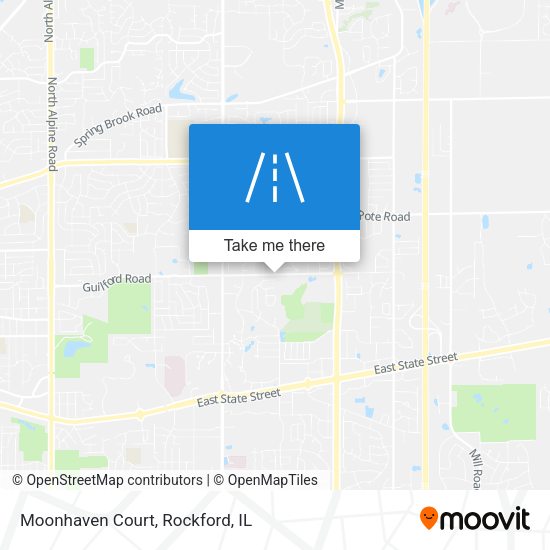 Mapa de Moonhaven Court