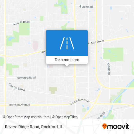 Revere Ridge Road map