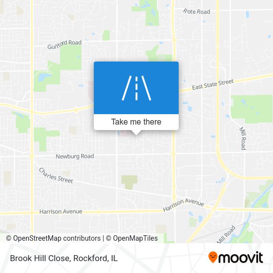 Mapa de Brook Hill Close