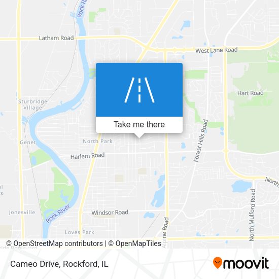Mapa de Cameo Drive
