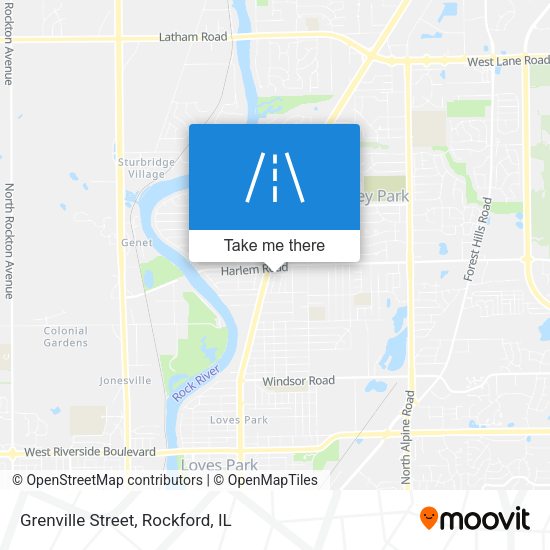 Mapa de Grenville Street