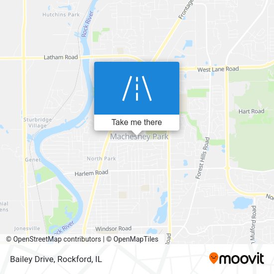 Mapa de Bailey Drive