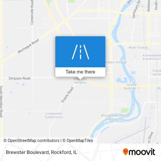 Mapa de Brewster Boulevard