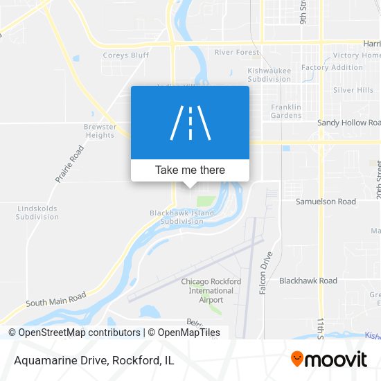 Mapa de Aquamarine Drive