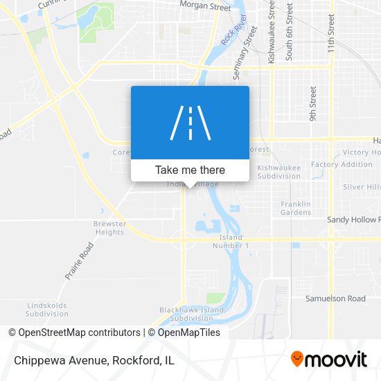 Mapa de Chippewa Avenue