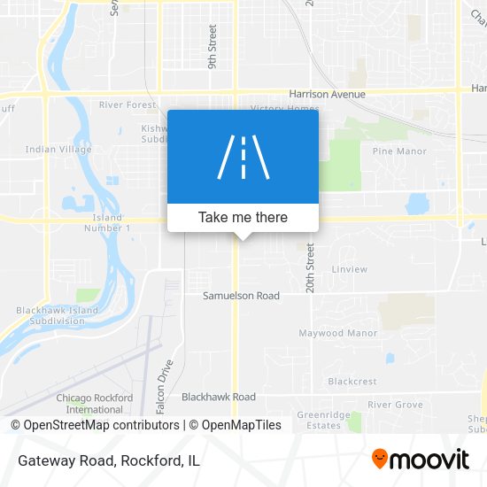 Mapa de Gateway Road