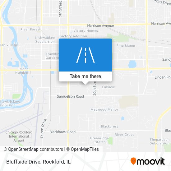 Mapa de Bluffside Drive