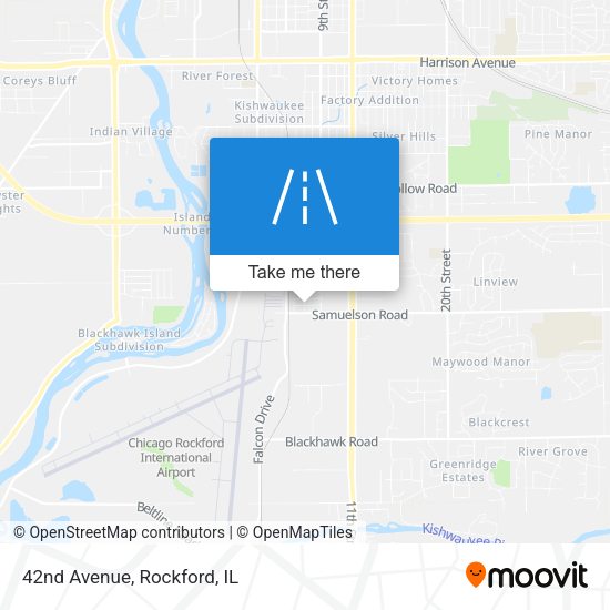 Mapa de 42nd Avenue