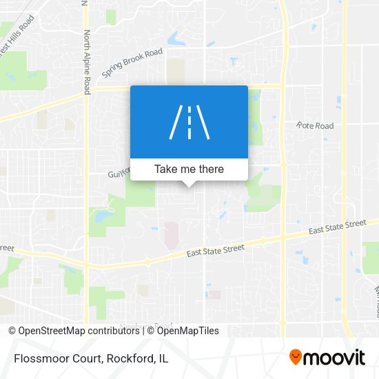 Mapa de Flossmoor Court