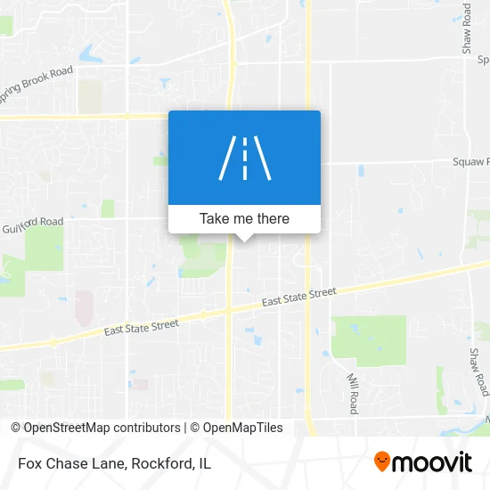 Fox Chase Lane map