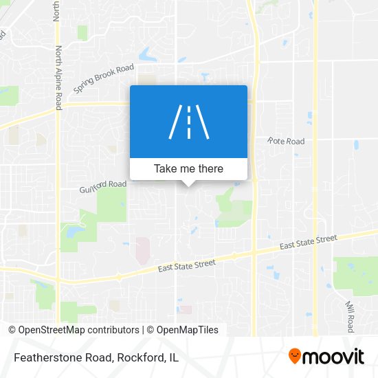 Featherstone Road map