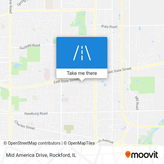 Mid America Drive map