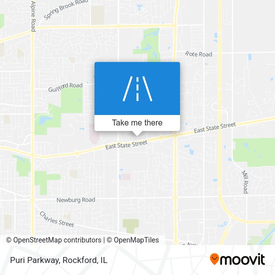 Mapa de Puri Parkway