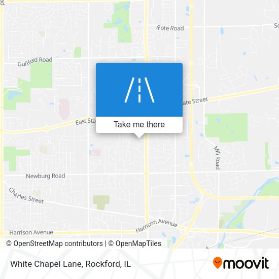 Mapa de White Chapel Lane