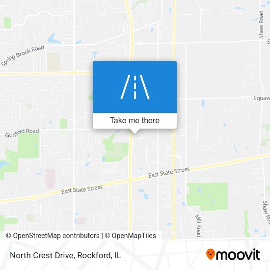 Mapa de North Crest Drive