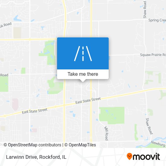 Larwinn Drive map