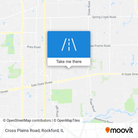 Mapa de Cross Plains Road