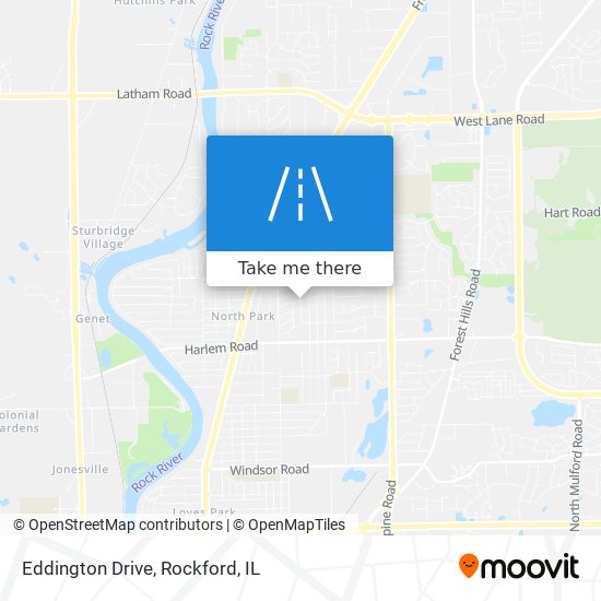 Mapa de Eddington Drive