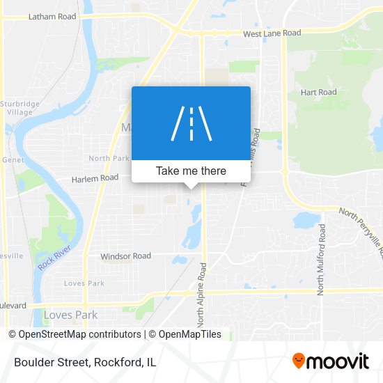 Mapa de Boulder Street
