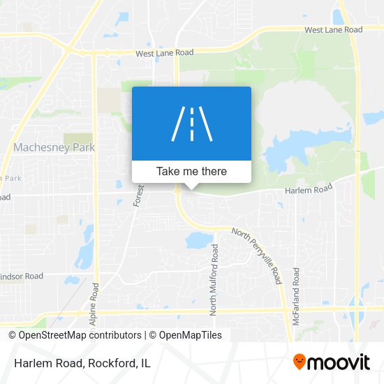 Mapa de Harlem Road