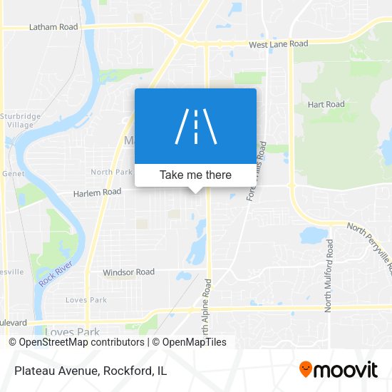 Mapa de Plateau Avenue