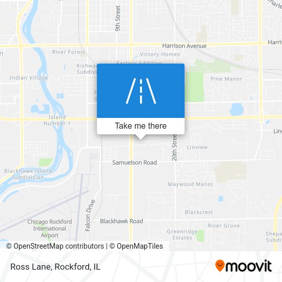 Mapa de Ross Lane
