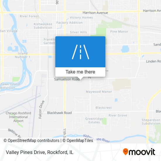 Mapa de Valley Pines Drive