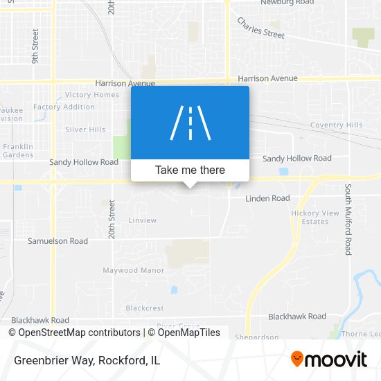 Mapa de Greenbrier Way