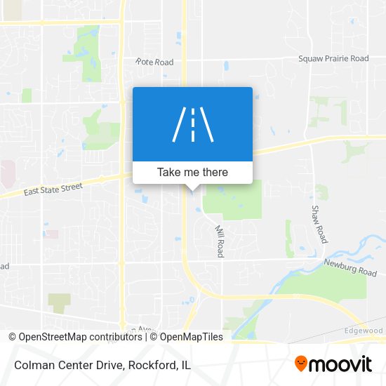 Colman Center Drive map