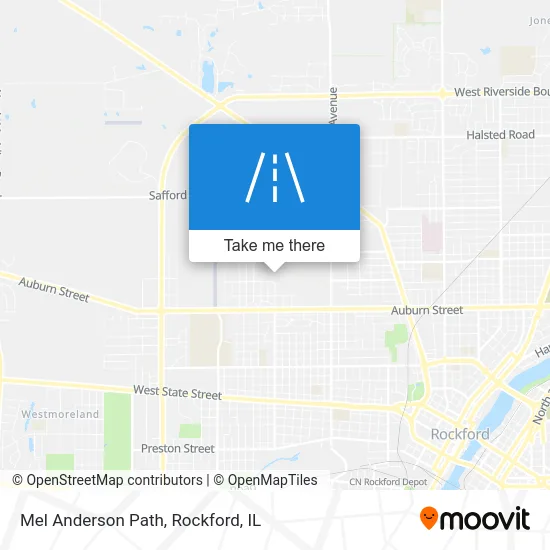 Mel Anderson Path map