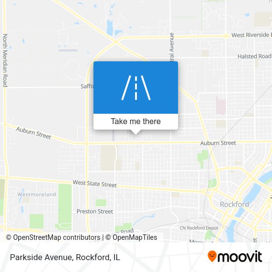 Mapa de Parkside Avenue