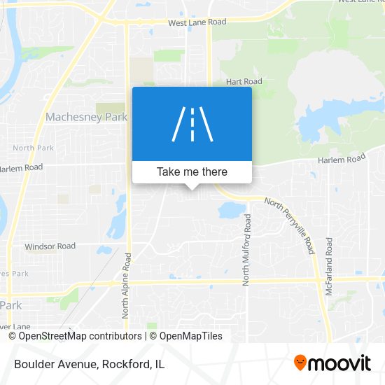 Mapa de Boulder Avenue