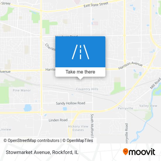 Stowmarket Avenue map