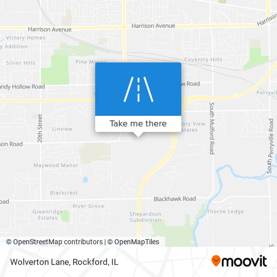 Wolverton Lane map