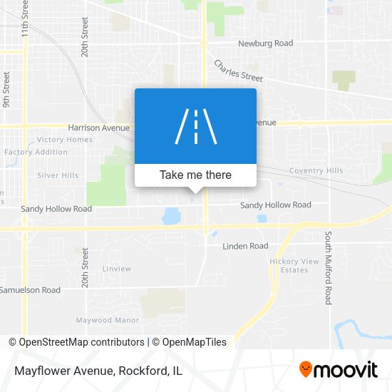 Mapa de Mayflower Avenue