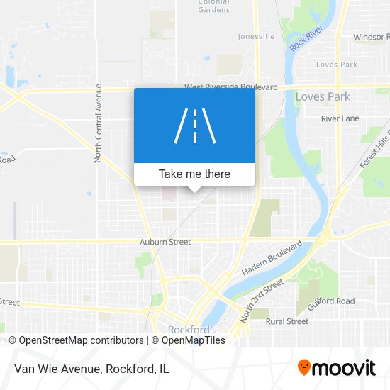 Mapa de Van Wie Avenue