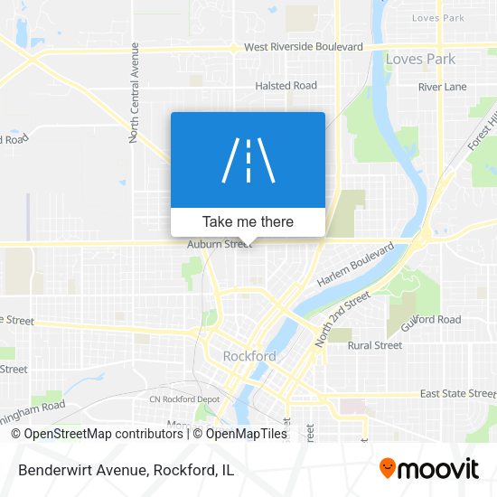 Benderwirt Avenue map