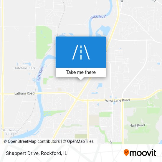 Mapa de Shappert Drive