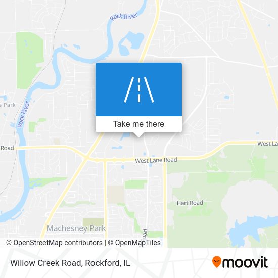 Willow Creek Road map