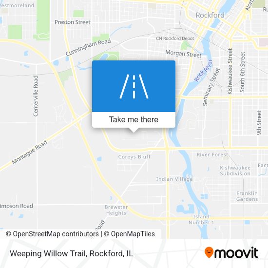 Weeping Willow Trail map