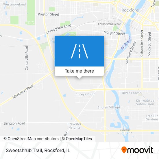 Mapa de Sweetshrub Trail