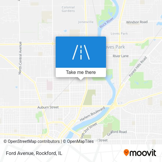 Mapa de Ford Avenue