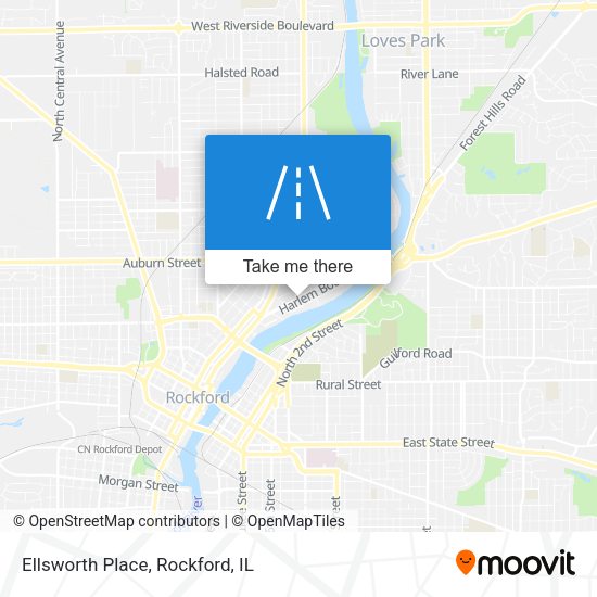 Mapa de Ellsworth Place