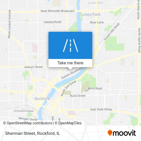 Mapa de Sherman Street